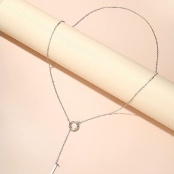 Silver Infinity (Reverse) Necklace - Picture 2 of 5